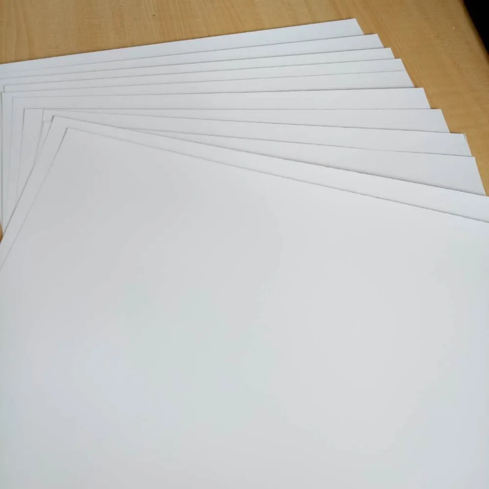 0.12mm Opaque White Caoted Laser Graphic Printable Matte Pet Film A4 ...