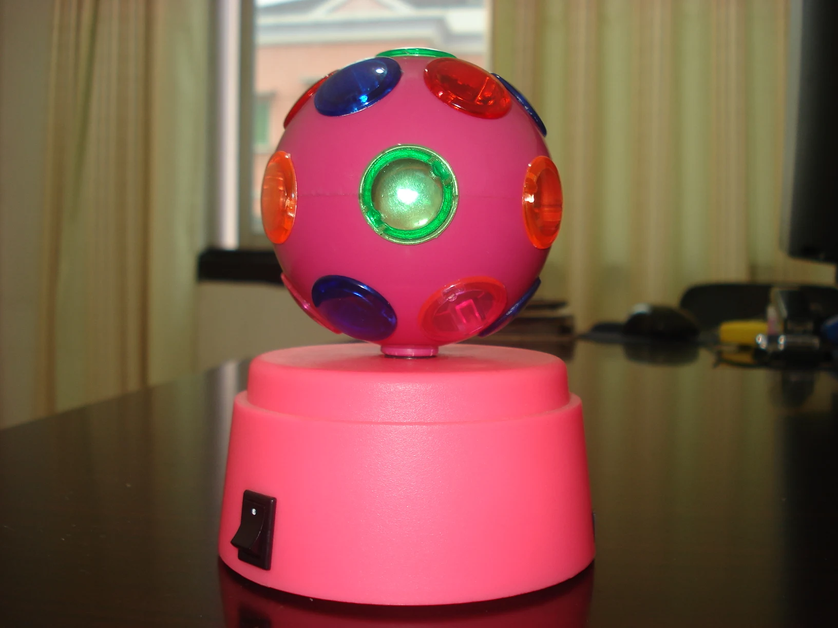 3 "迷你 led 旋转迪斯科舞会球灯