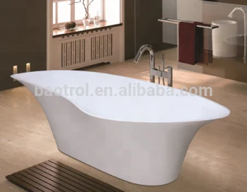 Easy To Maintain Half Size Mini Shallow Solid Surface Bathtub Buy