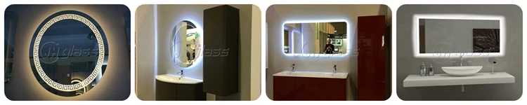 Wall Mounted Bathroom Led Lighted Mirror