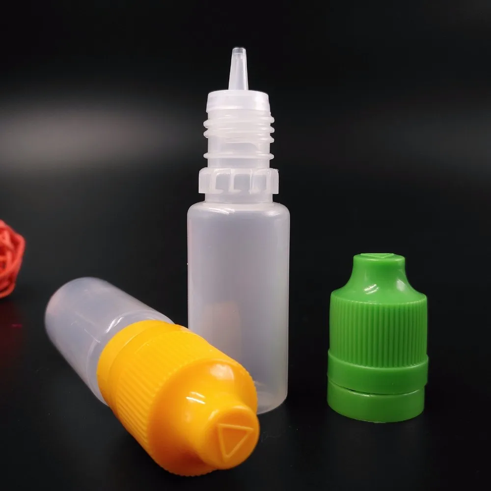 Childproof And Tamper Evident Cap Eliquid Bottle Eu Tpd 10ml Pe Plastic