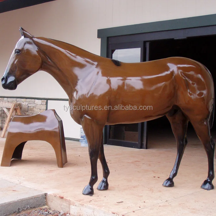 life size resin horse