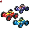 RC Car Plastic 3.7V Flashing Ready-to-Go 4 Channels rc stunt toy car 360 degrees Remote Control 777-606 For Child