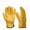 ZM Leather Gloves Working Protection Gloves Security Garden Labor Gloves With Wear Safety Tools