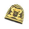 2019 Climate Bear Hat Double Knit Hat Pattern Jacquard Kids Beanie Custom Warm Winter Knitted Hat