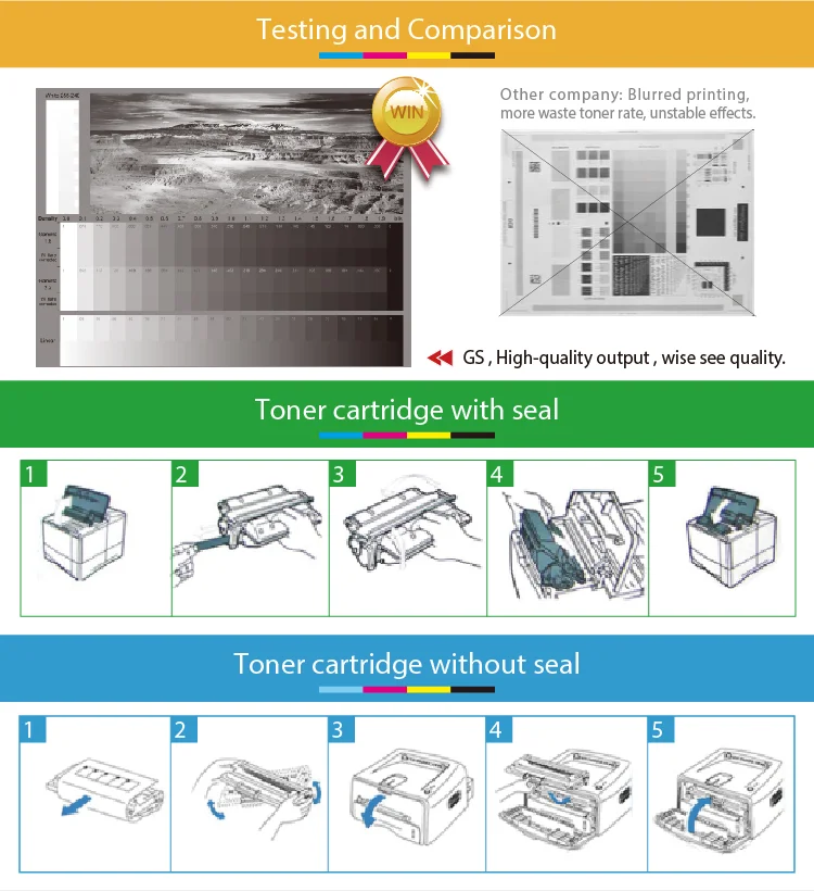 Compatible toner cartridge CRG-103/303/503/703 for lbp 2900 for canon printer