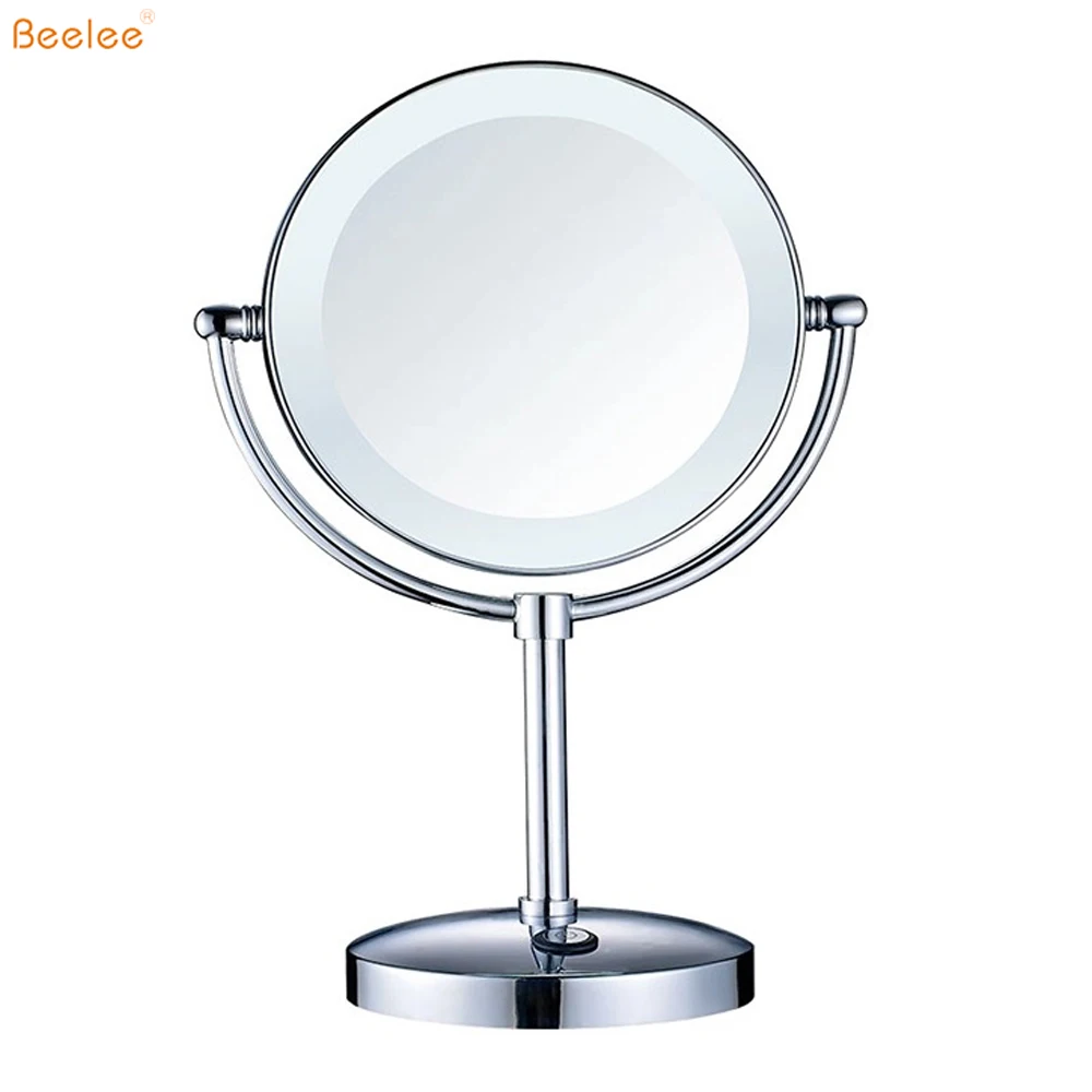 Beelee BM3018SF Magnification 7X Makeup Vanity Table Lighted Mirror with Touch Sensor Switch