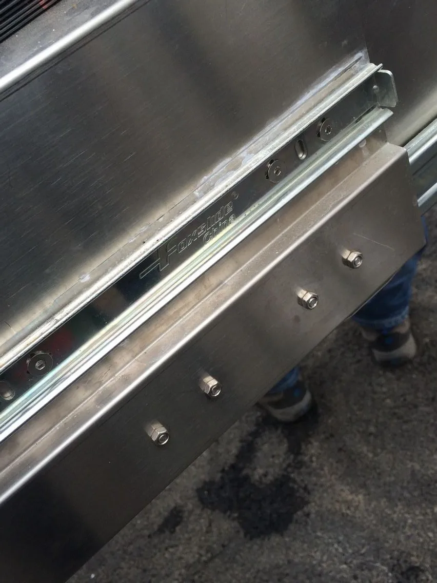 2000mm Heavy Duty 227kg Non Locking Drawer Slides For Rv Slide Out