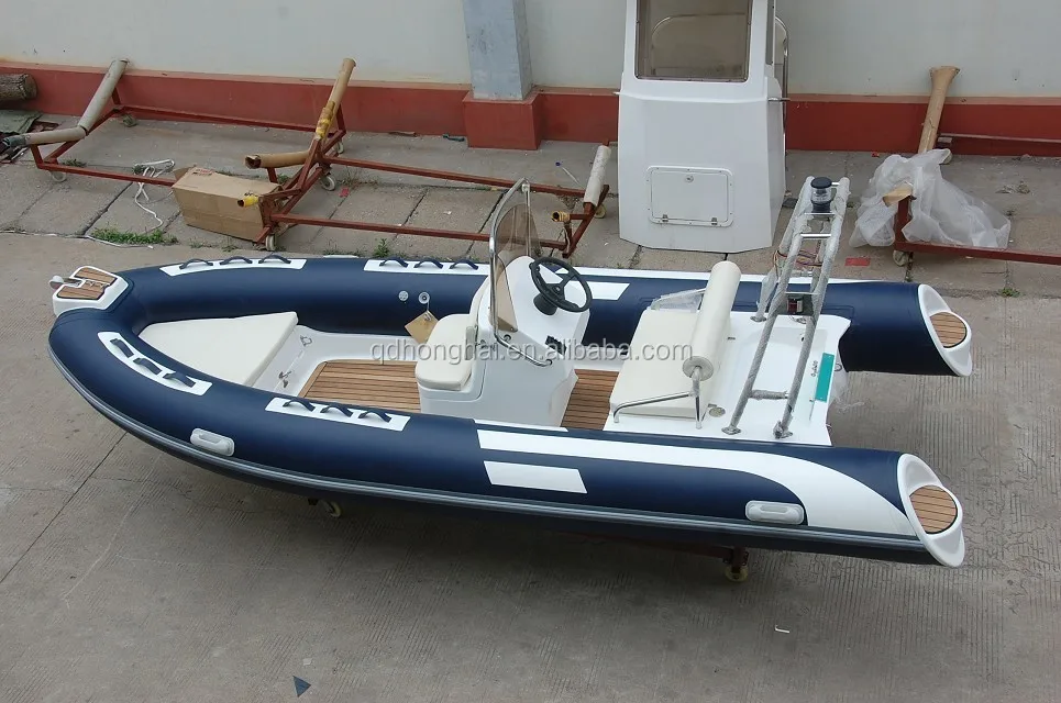 Ce Rib Boat 480 Fiberglass Hull Yacht Rigid Inflatable Boat - Buy Yacht ...