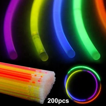 Glow Light Sticks Bracelets 6 Colors Disposable Neon Stick Glow Light Sticks Bracelets 6 Colors Disposable Neon Stick Bracelet Hand Ring Child Belt
