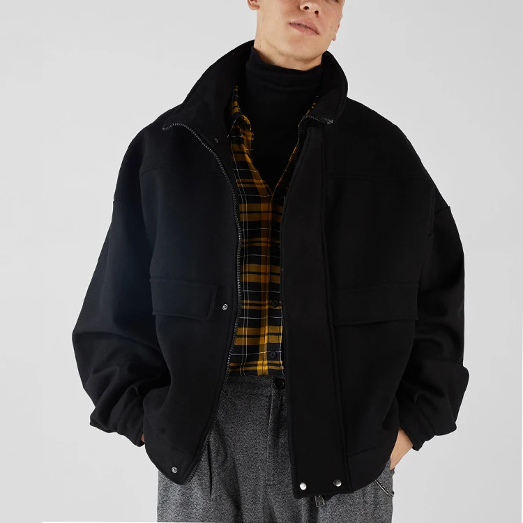 colorblock jean jacket