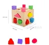 Diversified interesting learning 3 d graphics and colors, health education wood mold toy