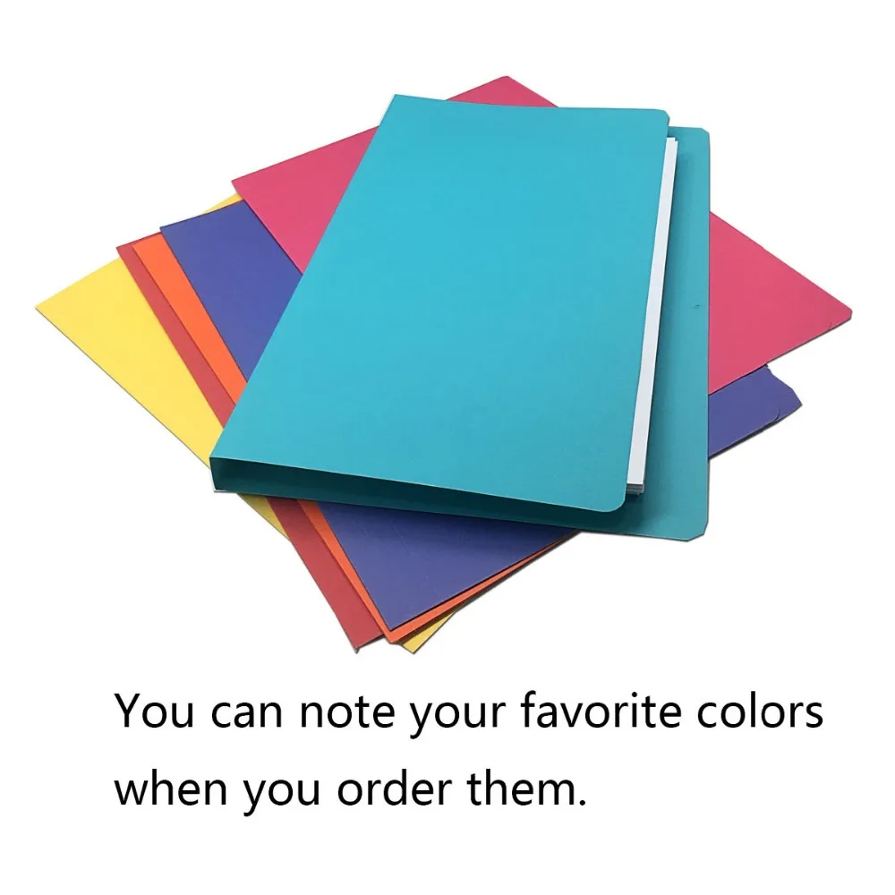 Australia A4/FC Size Assorted Colors Custom Box Manila Paper File Folder
