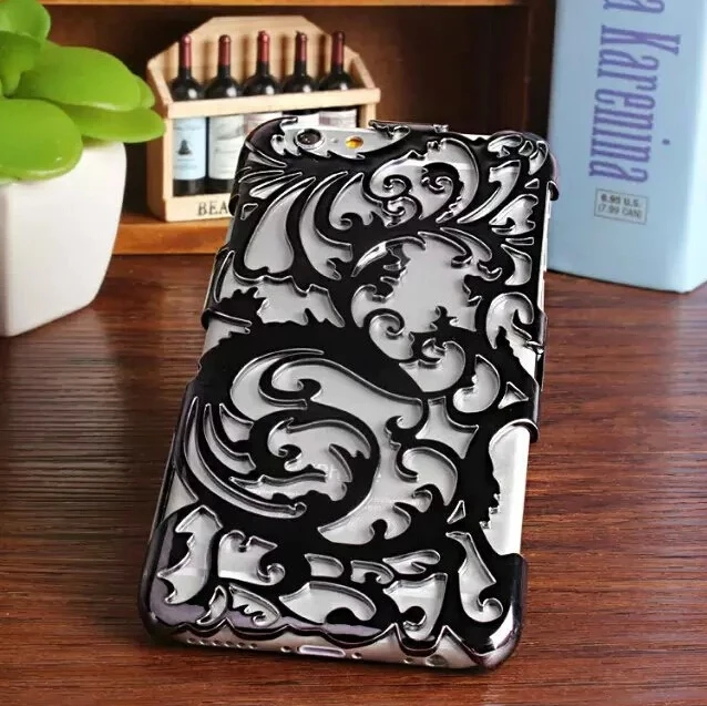 Newest Hot selling Metal hollow out shell cover for Samsung Galaxy note 5 edge pierced case