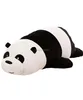 soft lying down cotton bare bears cushion toy panda bear white bear