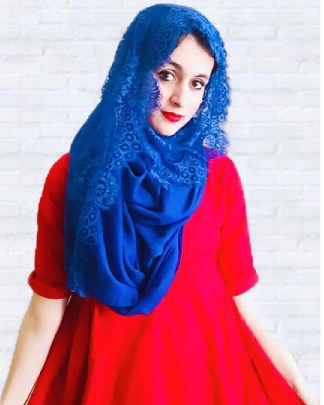 Magnetic Round Hijab Headscarf Abaya Clasp Brooch Shawl Crystal Accs Scarf N2M8