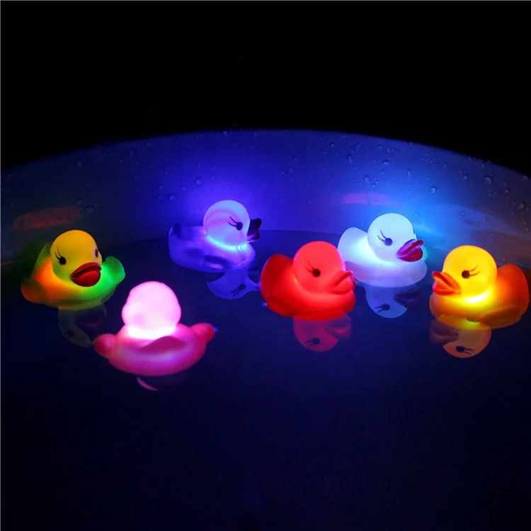 Factory Price Cute Floating Led Light Up Mini Rubber Duck Buy Mini