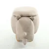 In stock ride-on Ottoman Upholstered Storage Footrest Stool Vivid Cute Animal-Like Gift ottoman stool