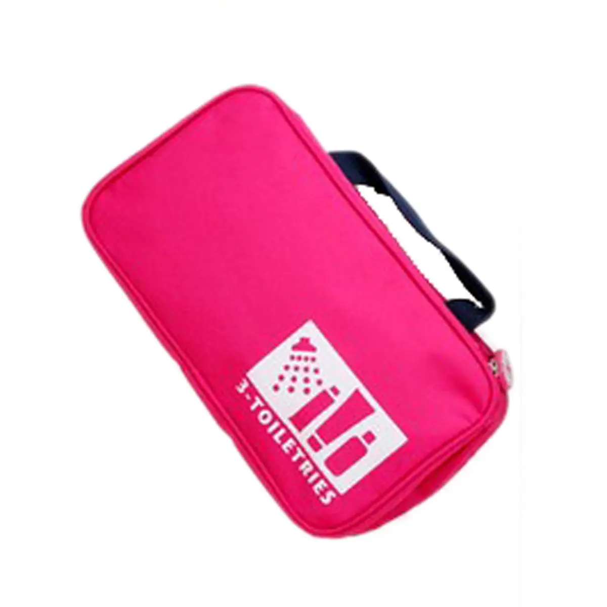DEHANG Waterproof Nylon Ventilated Durable Foldable Portable Organiser Storage Bag With Handle for Travel - Rosy