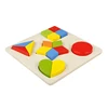 Wooden Geometric Chunky Shape Puzzles Sorting Game Brain Development Educational Toys