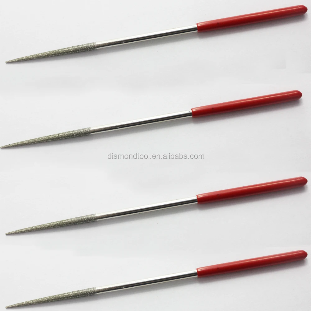 thumbnail image 2 of Shars 5-Piece Diamond Needle File Set – 5-1/2 X 2 Inch (Round, Square, Flat) – 505-2009 2 of 3