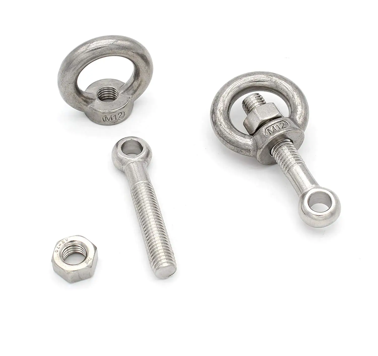 4 M12-1.25 x 25 Hex Flange Bolts Class 10.9 JIS Zinc Clear M12x25 Fine Thread