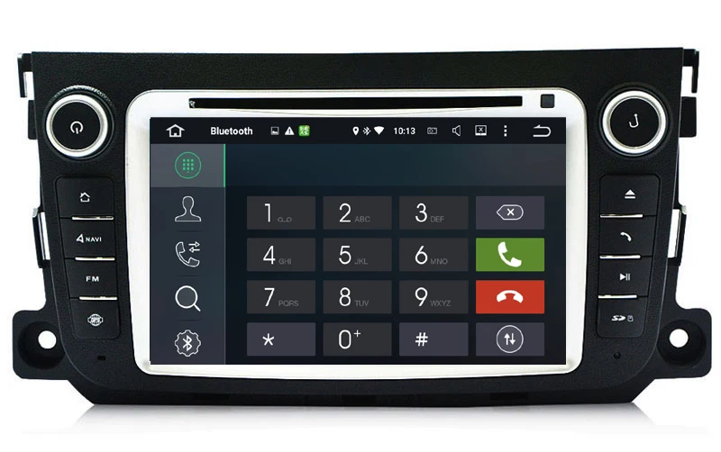 Clearance HIRIOT Smart Car Android 7.1 DVD GPS Player For MERCEDES BENZ SMART 2012-2015 Radio BT Mirror link DAB MAP RK3188 2G RAM DVR 2