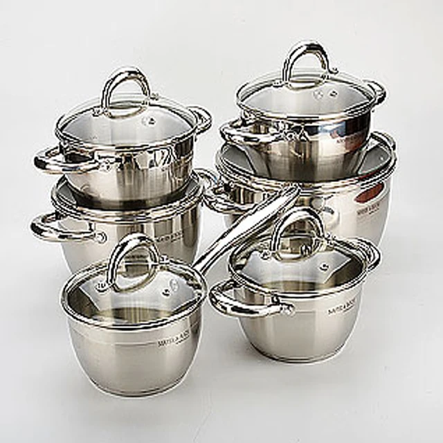High Quality Triply Induction Flat Bottom Cookware Set Buy Triply