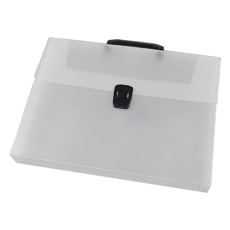 Fashion Clear Plastic Briefcase Transparent Portfolio Document Bag With ...