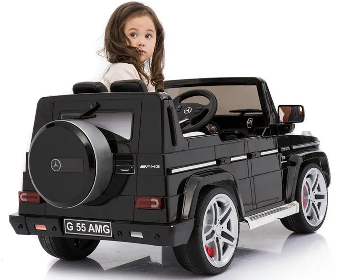 Mercedes Benz G55 AMG License Car 12V Kids Electric Car Ride on Car in Black Color
