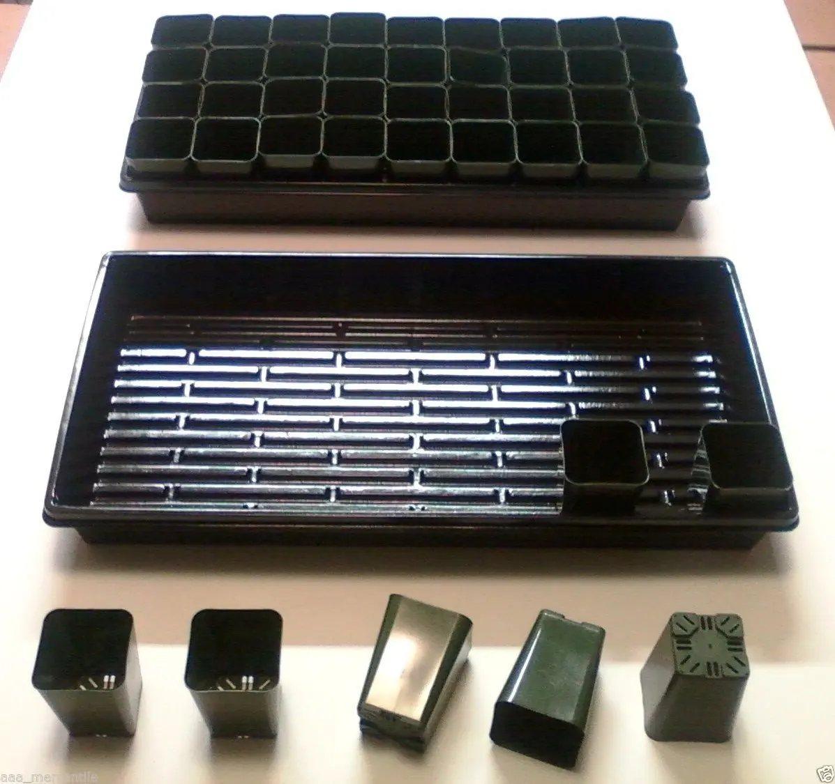 6 square pots