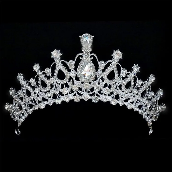 Wholesale High Quality Beauty Rhinestone Full Round Pageant Crowns ...