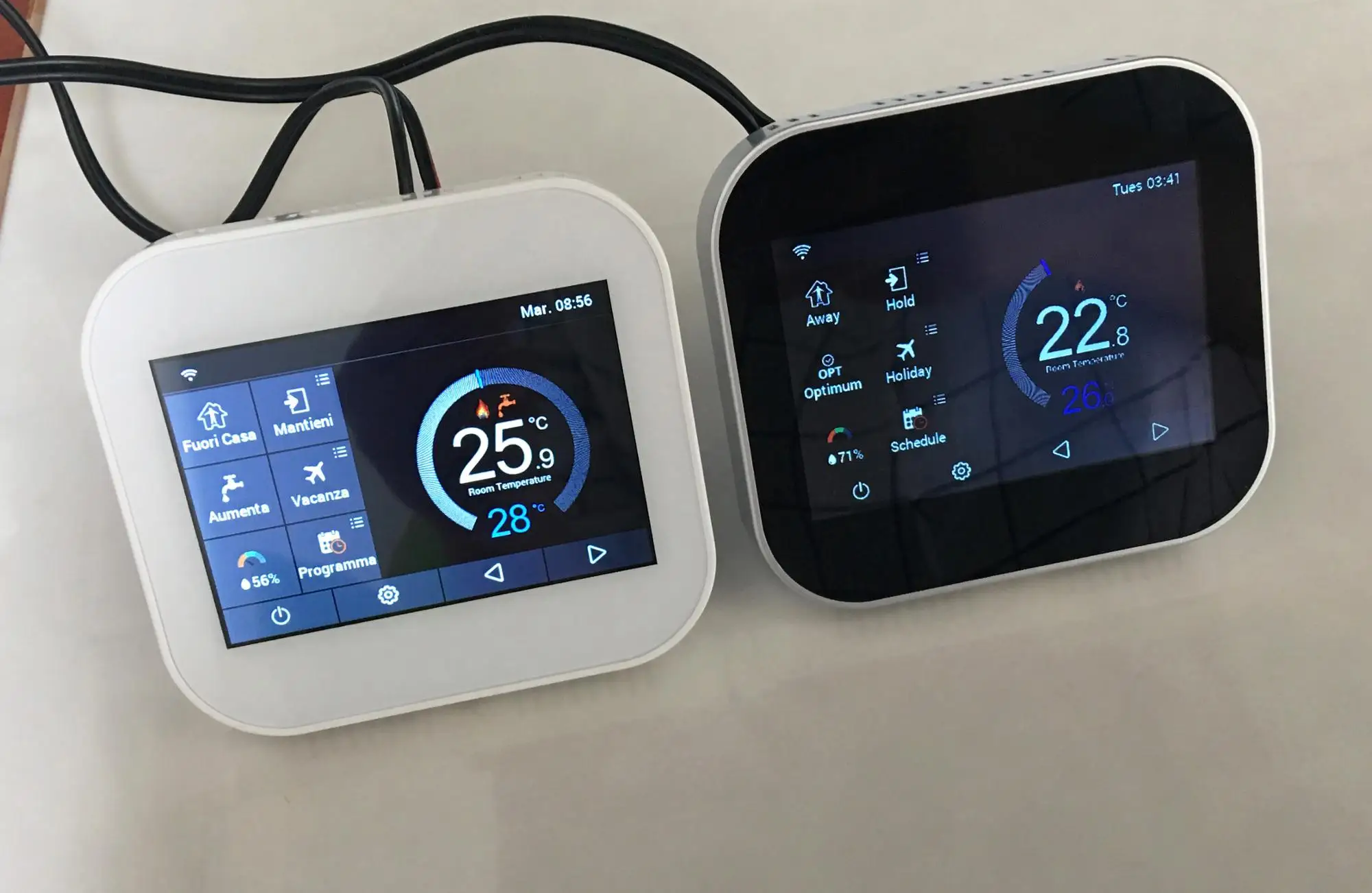 3.5 Inch Wifi Touch Color Screen Smart Home Thermostat Buy Home