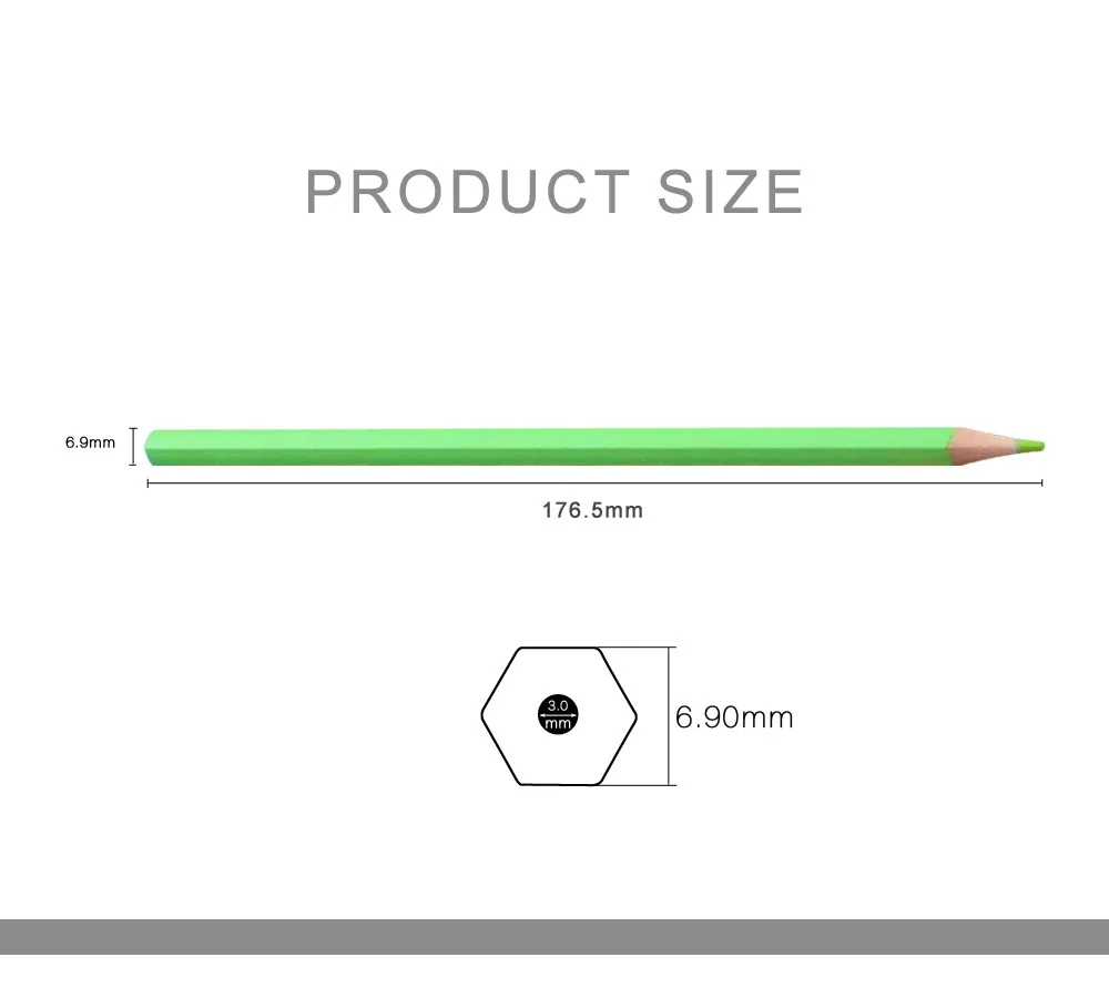 12 Standard Length Color Pencils In Cardboard Buy Colouring Pencil