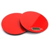 Round shape 5kg Super-slim Ipad like Kitchen Scale Tempered glass Platform Kitchen Tool Weighting Scale