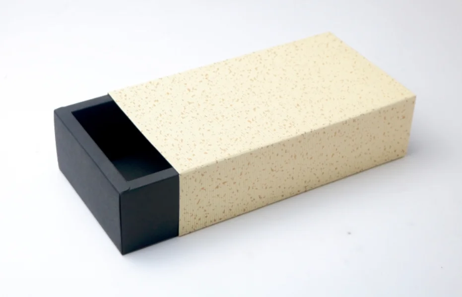 Sliding Kraft Drawer Paper Soap Box With Frosted Pvc Sleeve Buy Pvc