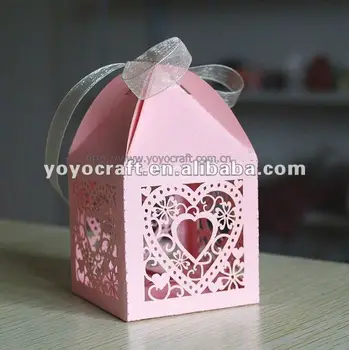 Laser Cut Heart Favor Box With Ribbon Fancy Baby Shower Favors Laser Cut Heart Favor Box With Ribbon Fancy Baby Shower Favors From Yoyo View Larger Image