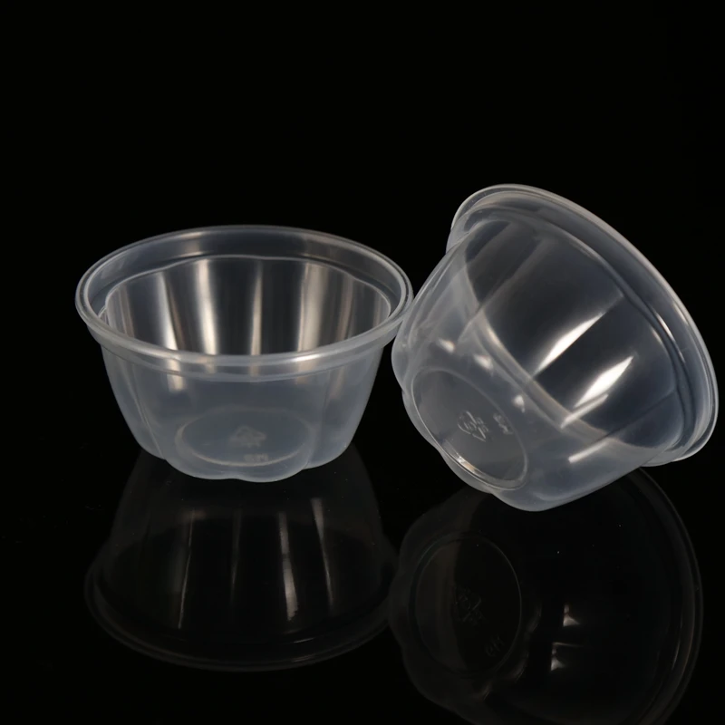 Eco Friendly Design Pp Disposable Clear Plastic Ice Cream Cups Supplier