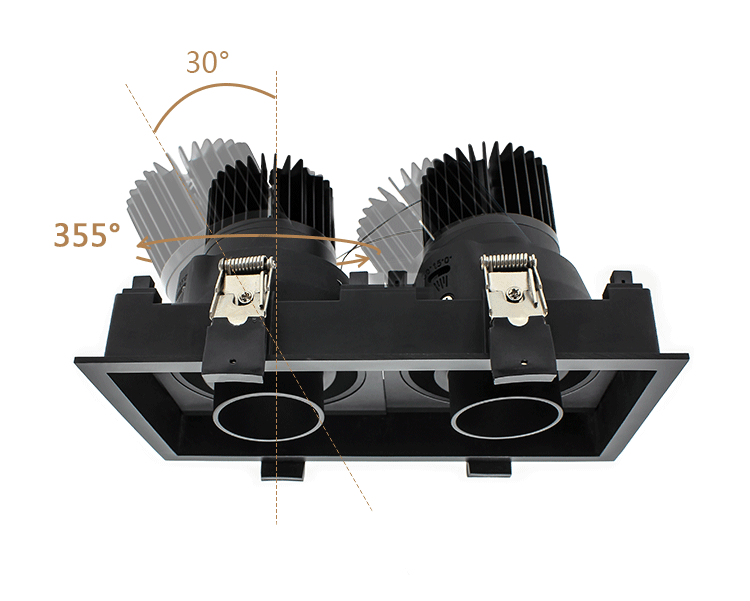 led grille light fixture