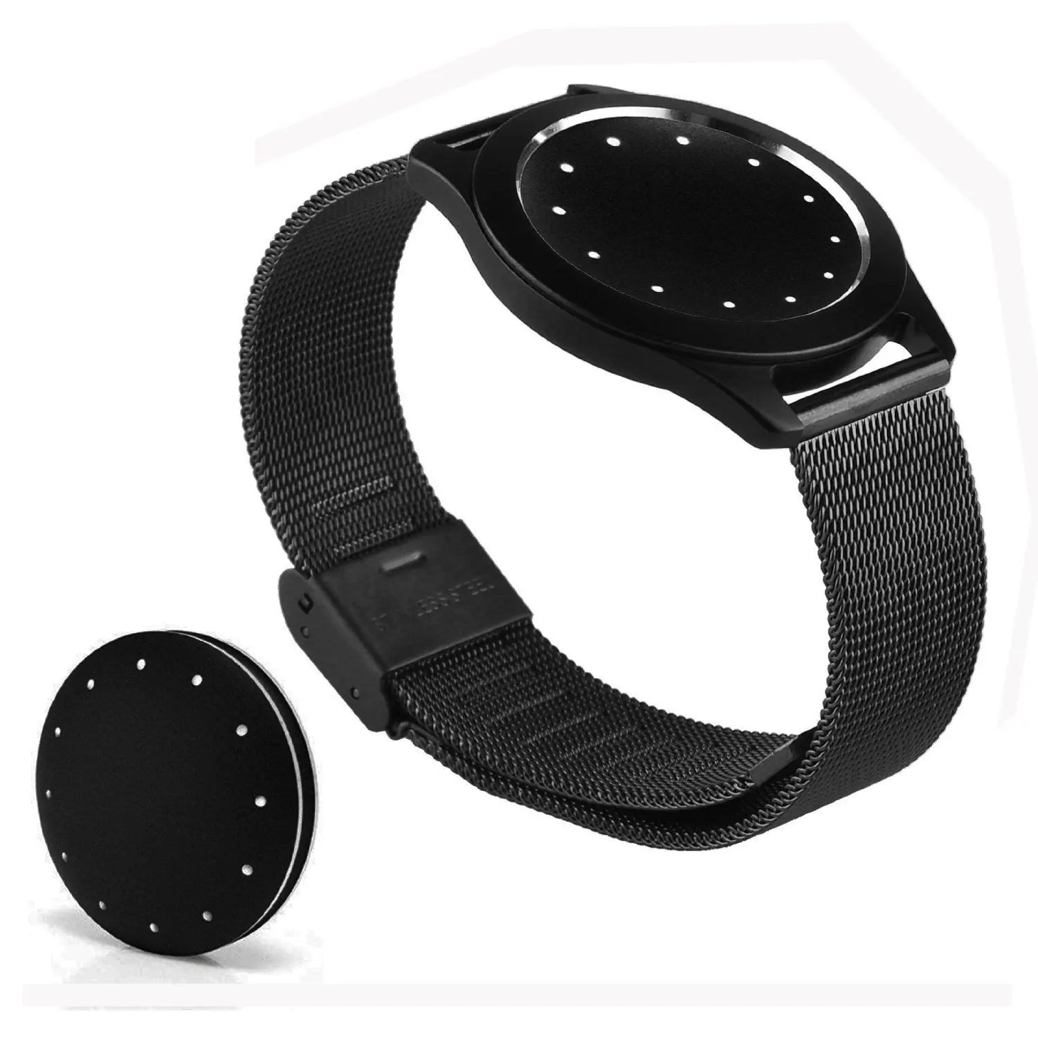 Misfit Shine Band Probrother® Milanese Strap Original with Buckle for Activity and Sleep Monitor Misfit Shine Watchbands Smart Watch Watchbands Black