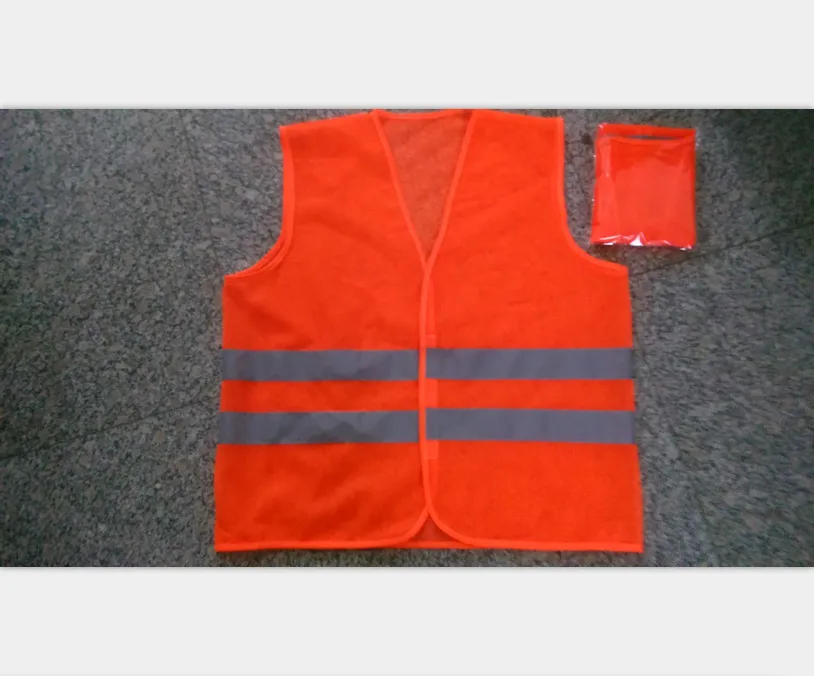 Hi Visibility Red/green Reflective Safety Jacket With En471 Standard