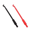 1 Pair 4mm Test insulated No damage Piercing Needle Hook Clip Multimeter Testing Probes