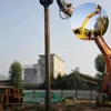 wood steel stone pile driver for 20t excavator