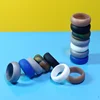 Multi-size Custom Logo Colorful Soft Fashion Finger decoration products, Silicone ring