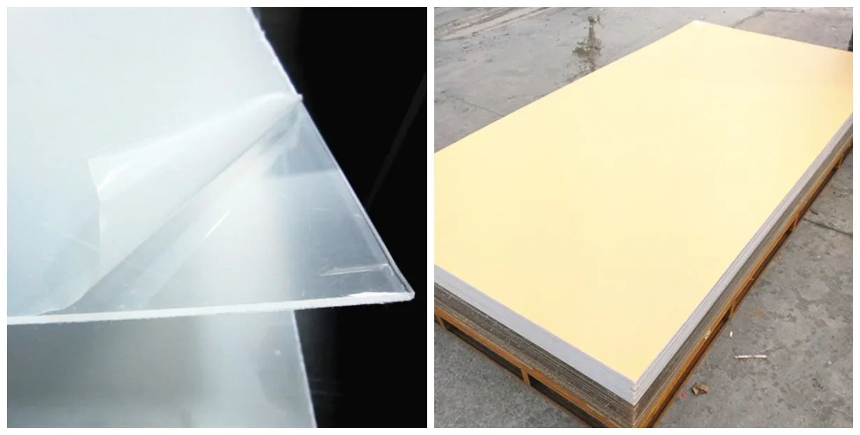 Cast acrylic plastic sheet