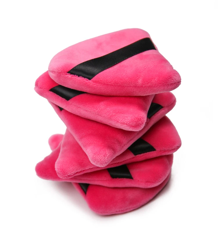Triangle Shaped Cotton Powder Puff Super Soft Blending Natural Makeup Buy Powder Puff,Cotton