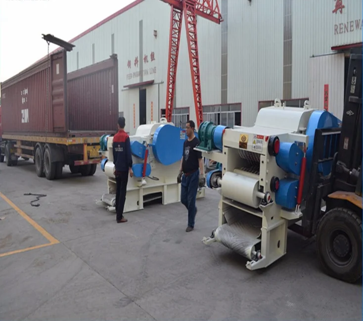Rotex Master Good Quality 110kw 6-10TPH Oak Pine Wood Chips Making Machine/Wood Chipper with CE