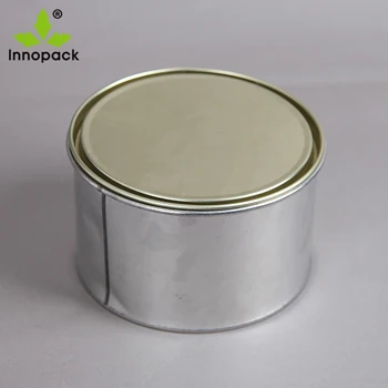 small round tin containers