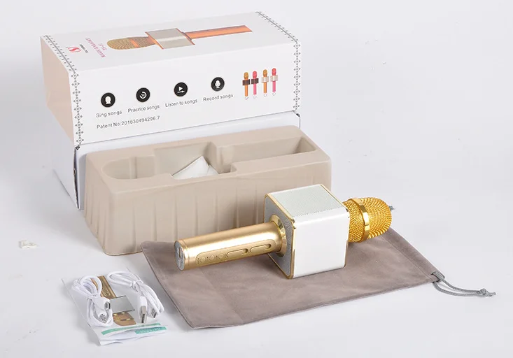 New Christmas gift Mini Magic Wireless Karaoke Player Mic Bluetooth microphone YS-11