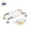 HJY Wholesale antique furniture ceramic cabinet knobs pull handles